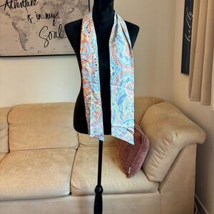 Paisley Patterned Scarf - Multicolor